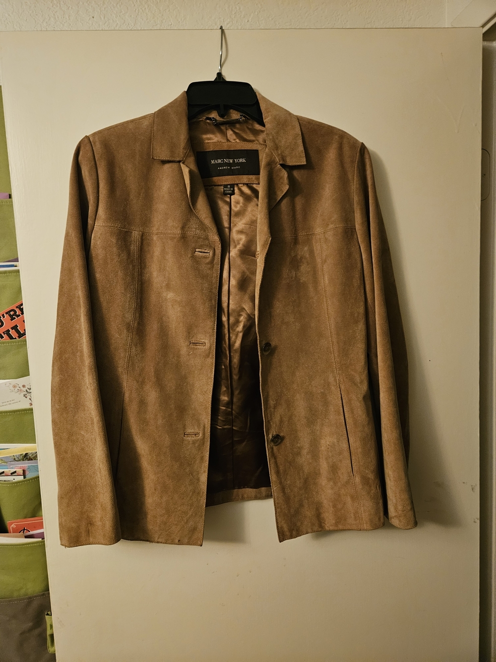 Marc New York Genuine Leather Suede Jacket